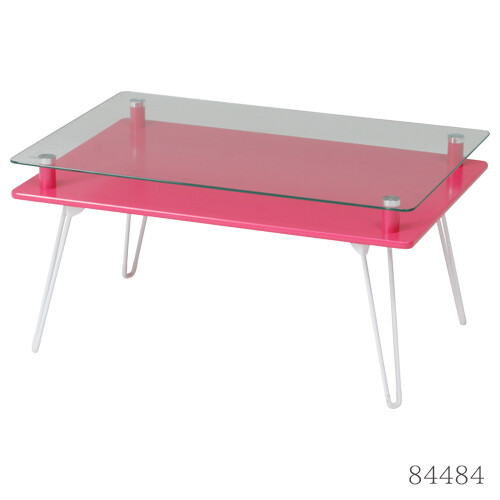 ディスプレイテーブル クラリス ホワイト ピンク ブラック 送料無料-1