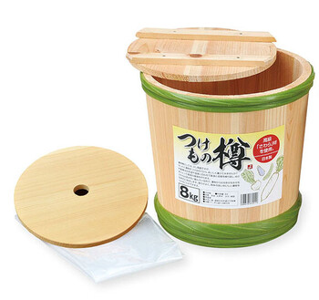 漬物桶8kg用 日本製 送料無料-0