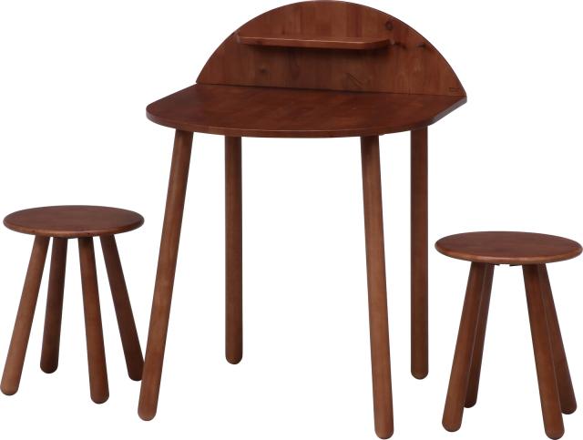 ダイニング3点ミディアムブラウン ホワイトウォッシュ Natural Signature 送料無料-4