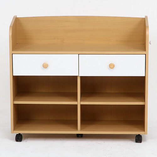 NORM ランドセルラック ナチュラル×ホワイト 送料無料-1