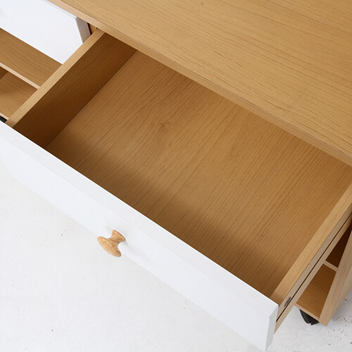 NORM ランドセルラック ナチュラル×ホワイト 送料無料-6