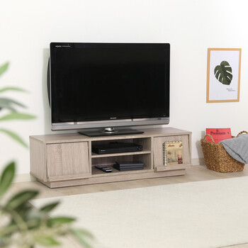 フラップTVボード ホワイトオーク 送料無料-12