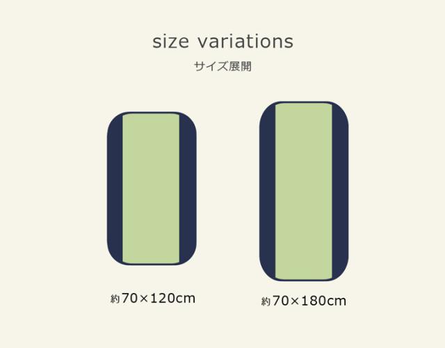 フリーマット 約70×120cm ことり ネイビー　中材 固綿15mm 送料無料-8