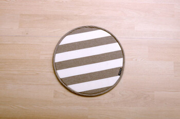 ハンドルカバー クッション ベーシック ボーダー 綿100% インド綿 ロカ ハンドルカバー 約43cm丸 送料無料-5