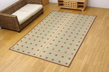 純国産 い草花ござ 約261×261cm 飛鳥 送料無料-8