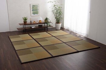 日本製 置き畳 約82×82×1.7cm9P ユニット畳 ニール 軽量タイプ 送料無料-13