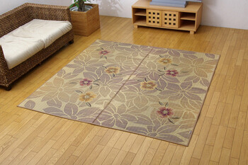 ラグ い草ラグカーペット 約191×250cm DXなでしこ 裏 不織布 日本製 純国産 袋織 送料無料-7