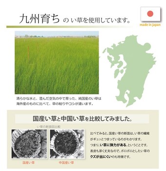 日本製 折りたたみ ダブル約140×210cm マットレス い草マットレス 送料無料-9