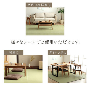 カーペット 日本製 洗えるPPカーペット 江戸間2畳　五木 アウトドアにも 送料無料-12