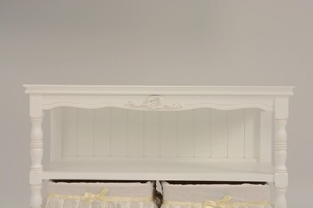 キャビネット アンティーク調 バスケット4つ付き RCC 1677 送料無料-4