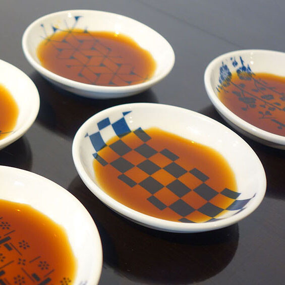 和食器 和柄小皿 麻の葉 市松 4セット 送料無料-4