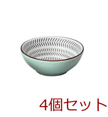 和食器 紋印小鉢 黄 水 朱 4セット 送料無料-2