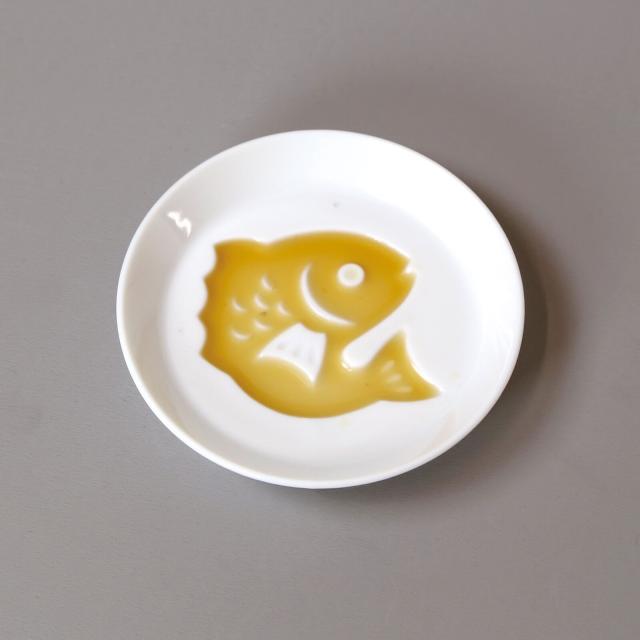 和食器 白磁 文字入醤油皿 富士山 鯛 ふくろう ねこ ちどり だるま 他全9柄 日本製 美濃焼 4セット 送料無料-3