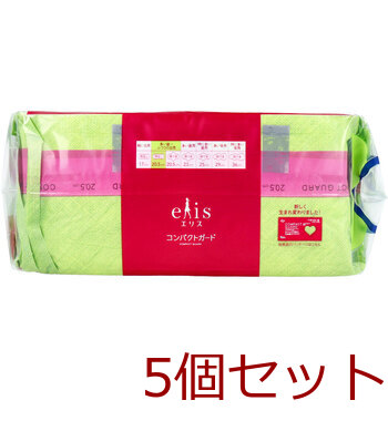 エリス コンパクトガード 多い昼-ふつうの日用 羽なし 20.5cm 32コ入 5セット 送料無料-2