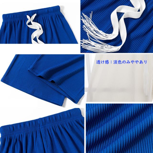 イージー ワイドパンツ レディース 脚長 送料無料 即日発送-3