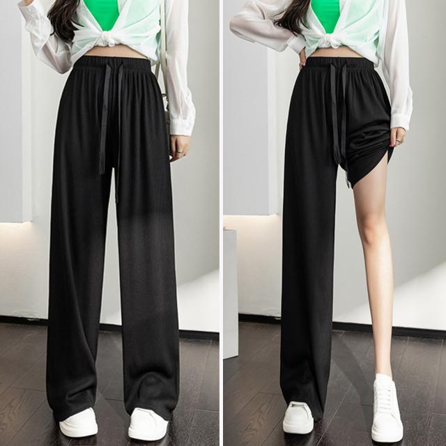 イージー ワイドパンツ レディース 脚長 送料無料 即日発送-5