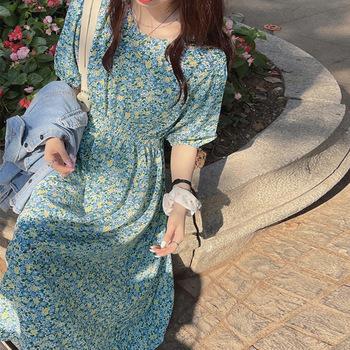 ワンピース 花柄 ロングワンピース レディース 春夏 送料無料 即日発送-1