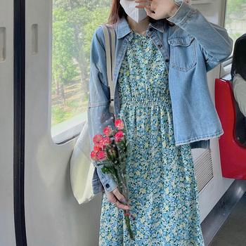 ワンピース 花柄 ロングワンピース レディース 春夏 送料無料 即日発送-6