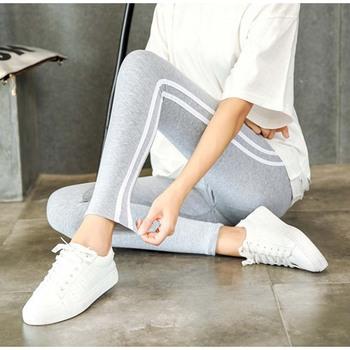 サイドライン パンツ レギンスパンツ レギパン 部屋着 ルームウエア 送料無料 即日発送-9