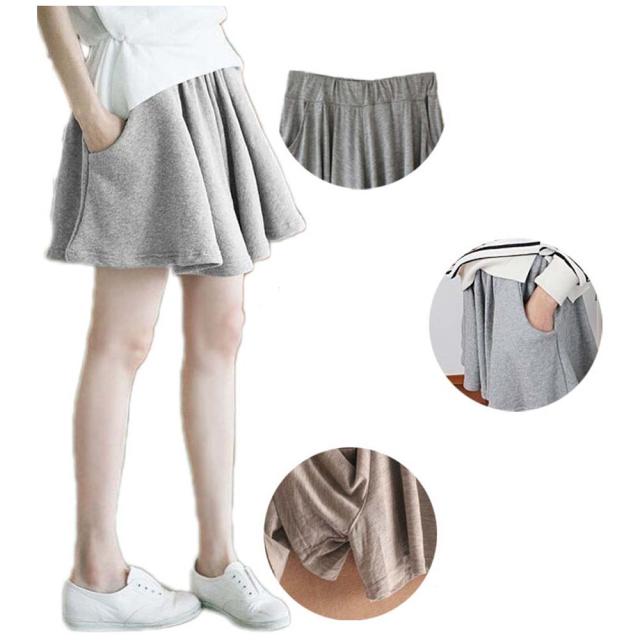 ショートパンツ キュロットパンツ ゆったりパンツ フレアパンツ 送料無料 即日発送-4