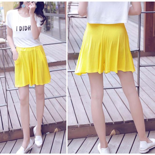 ショートパンツ キュロットパンツ ゆったりパンツ フレアパンツ 送料無料 即日発送-8