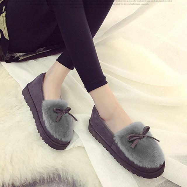 ムートン パンプス ボア パンプス ぺたんこ パンプス 送料無料 即日発送-9