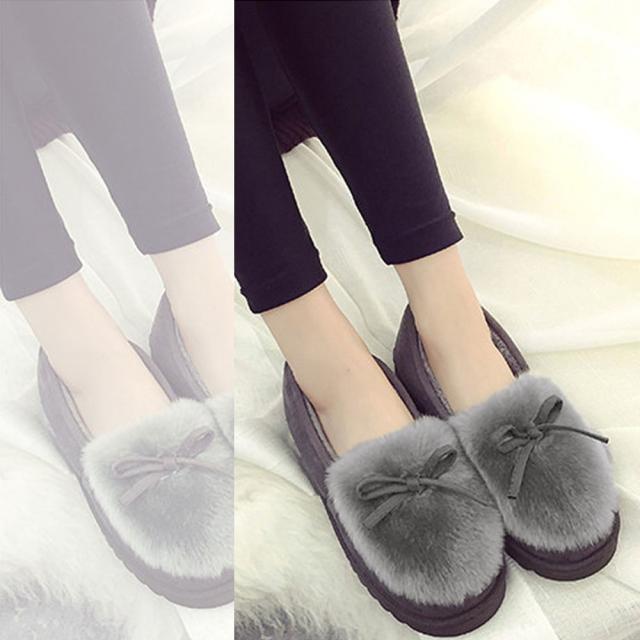 ムートン パンプス ボア パンプス ぺたんこ パンプス 送料無料 即日発送-8