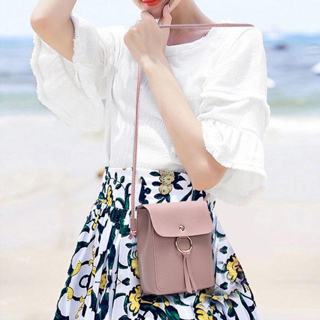 スマホバッグ レディース レザー 斜めがけバッグ 軽量 小さめ スマホショルダー 送料無料 即日発送-6