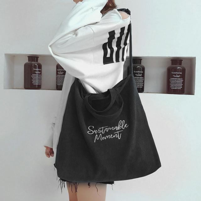 ショルダーバッグ トートバッグ キャンバスバッグ 刺しゅう ショルダーバッグ 2way 大容量 トートバッグ 送料無料 即日発送-3