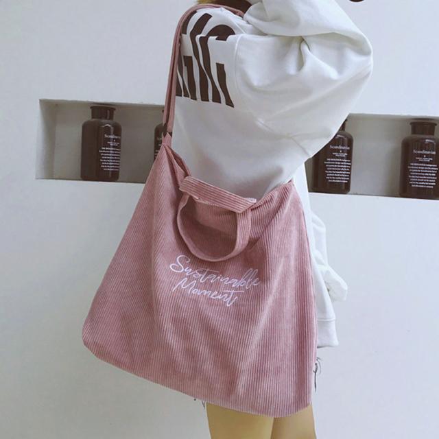 ショルダーバッグ トートバッグ キャンバスバッグ 刺しゅう ショルダーバッグ 2way 大容量 トートバッグ 送料無料 即日発送-6