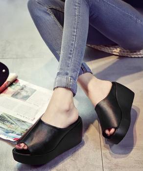 サンダル 厚底サンダル レディース ウェッジソール ミュールサンダル オープントゥ 歩きやすい 靴 送料無料 即日発送-2