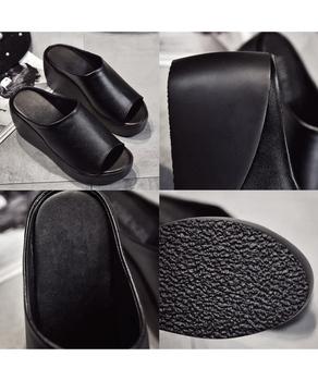 サンダル 厚底サンダル レディース ウェッジソール ミュールサンダル オープントゥ 歩きやすい 靴 送料無料 即日発送-8