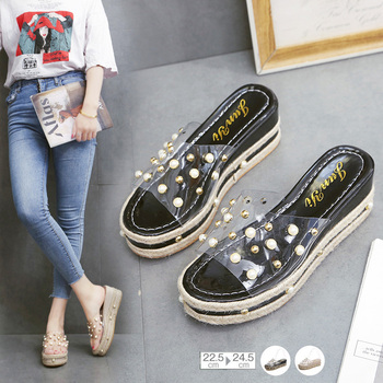 サンダル サボサンダル レディース ヒールサンダル 歩きやすい ウェッジソール サンダル 厚底 送料無料 即日発送-0