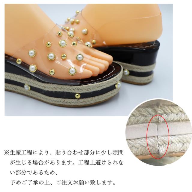 サンダル サボサンダル レディース ヒールサンダル 歩きやすい ウェッジソール サンダル 厚底 送料無料 即日発送-9