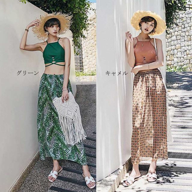 水着 レディース 体型カバー タンキニ 3点ビキニ セクシー 海外 リゾート 水着 送料無料 即日発送-1