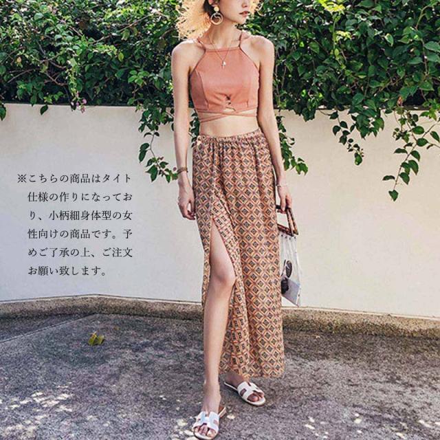 水着 レディース 体型カバー タンキニ 3点ビキニ セクシー 海外 リゾート 水着 送料無料 即日発送-4