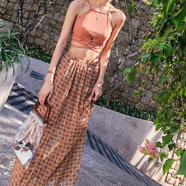 水着 レディース 体型カバー タンキニ 3点ビキニ セクシー 海外 リゾート 水着 送料無料 即日発送-7