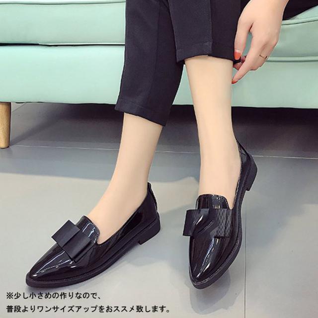 ローファー パンプス レディース ローヒール パンプス ローファーシューズ モカシン パンプス 送料無料 即日発送-6