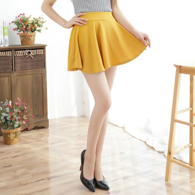 サーキュラースカート フレアスカート レディース ミニスカート aラインスカート ハイウエスト 送料無料 即日発送-6
