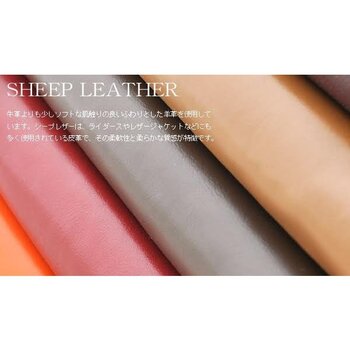 長財布シープスキンラウンドファスナー長財布 E-031 レディース羊革婦人財布 6色展開 送料無料-1