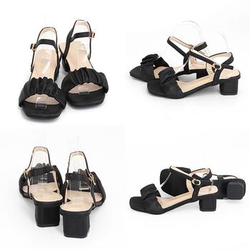 サンダル レディース 靴 太ヒール ハイヒール ストラップ 春夏 歩きやすい 送料無料 即日発送-7