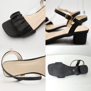 サンダル レディース 靴 太ヒール ハイヒール ストラップ 春夏 歩きやすい 送料無料 即日発送-8