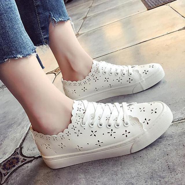 スニーカー レディース 白いスニーカー 通気性 ローカット おしゃれ 送料無料 即日発送-6