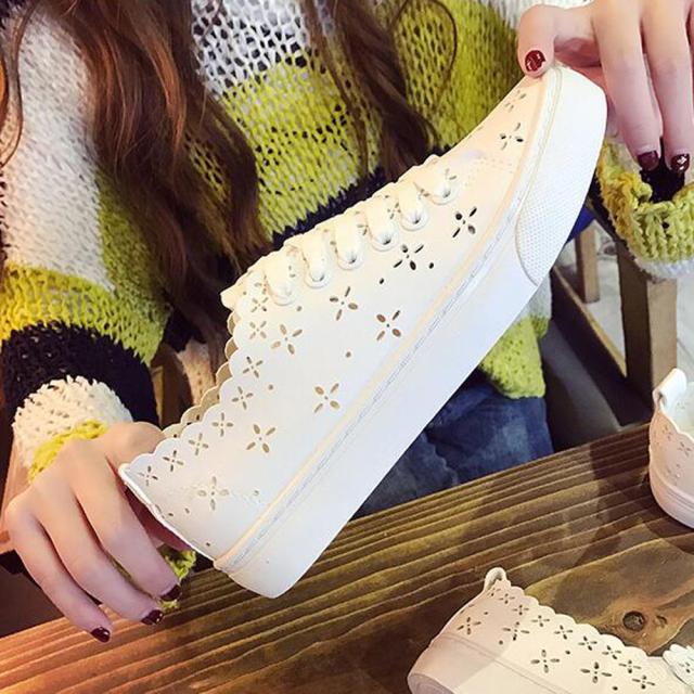 スニーカー レディース 白いスニーカー 通気性 ローカット おしゃれ 送料無料 即日発送-7