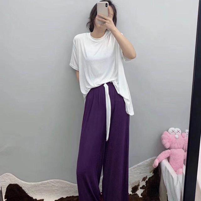 ルームウェア 上下レディース パジャマ 2点半袖 部屋着ゆったり 送料無料 即日発送-8