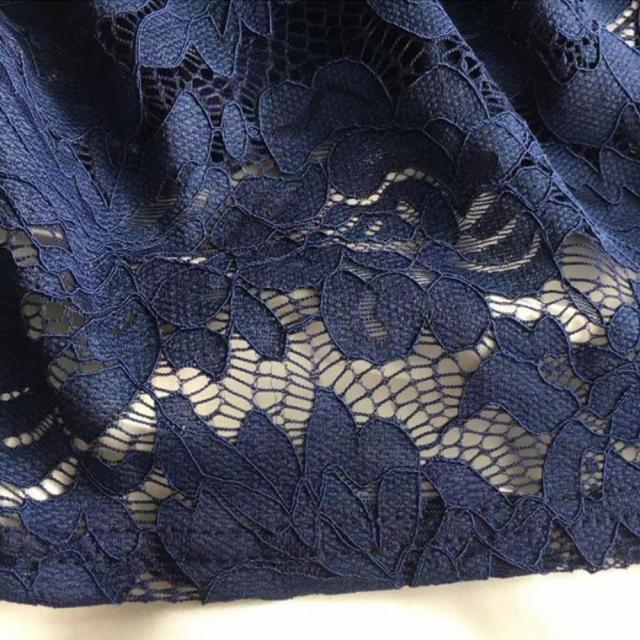 総レース カットソー レディース 花柄 シースルー ハイネック トップス エレガント セクシー 送料無料 即日発送-2