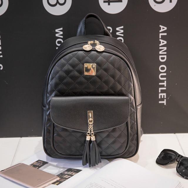 レザーリュックバッグ レディース タッセル付き バックパック デイバッグ マザーズリュック 送料無料 即日発送-3