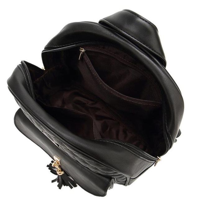 レザーリュックバッグ レディース タッセル付き バックパック デイバッグ マザーズリュック 送料無料 即日発送-8