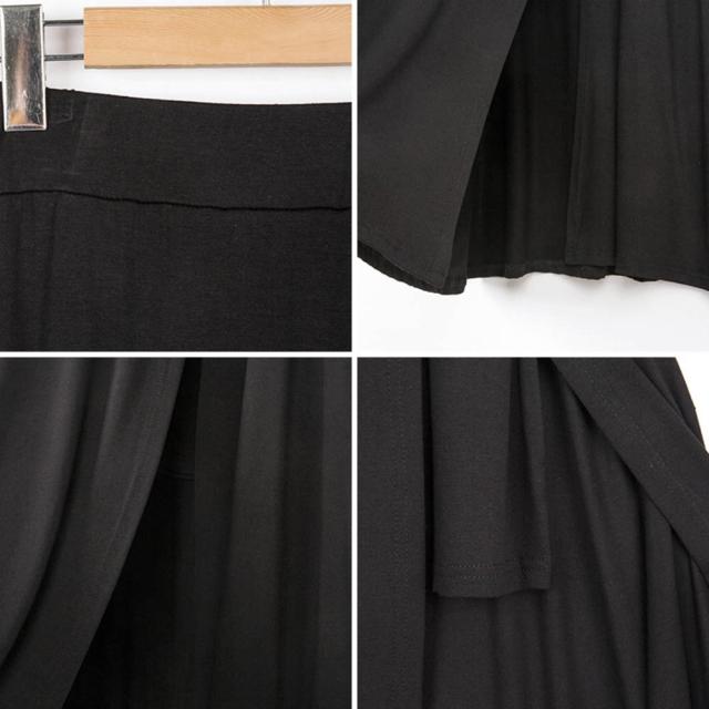 ロングスカートインナーショートパンツ付き 送料無料 即日発送-2