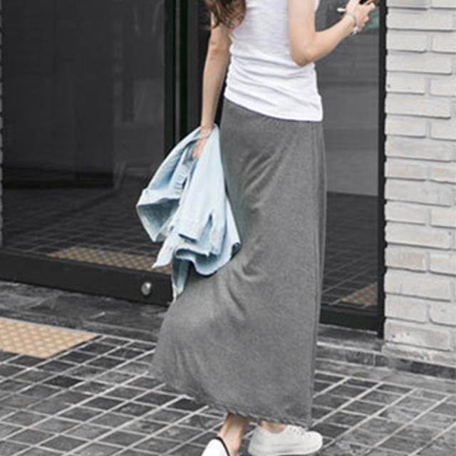 ロングスカートインナーショートパンツ付き 送料無料 即日発送-7